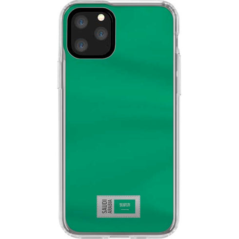 Saudi Arabia Soccer Flag iPhone 11 Pro Clear Case